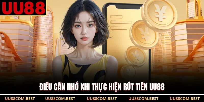 Điều cần nhớ khi thực hiện rút tiền UU88