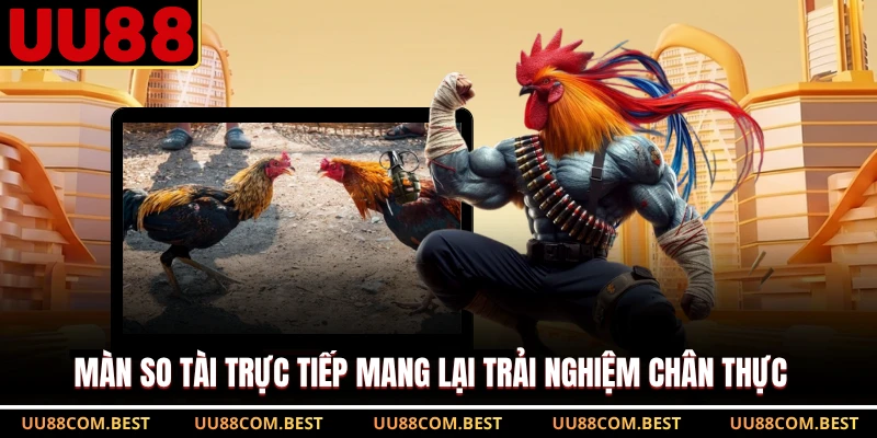 Màn so tài trực tiếp mang lại trải nghiệm chân thực